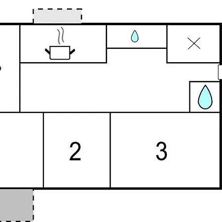 Three-bedroom In 아파트 *